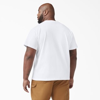 Foto 6 | Foto 6 | Camiseta Dickies De Manga Corta Cuello Redondo Tejido Pesado Blanca Xxl - Venta Internacional.