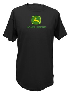 Foto 2 | Foto 2 | Camiseta John Deere Para Hombre Con Logo Registrado En Algodón Negro - Venta Internacional.