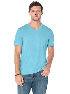 Foto 1 | Foto 1 | Camiseta Lucky Brand Venice Burnout De Cuello V Para Hombre Azul - Venta Internacional.