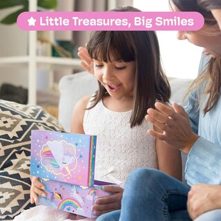 Foto 2 | Foto 2 | Caja De Joyas Jewelry Keeper Algodón De Azúcar Unicornio Para Niñas - Venta Internacional.