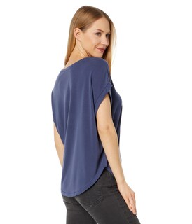 Foto 2 | Foto 2 | Camiseta Sandwash Dolman Lucky Brand Para Mujer En Azul Marino - Venta Internacional.