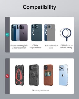 Foto 7 | Foto 7 | Cargador Inalámbrico Esr Halolock Mini Compatible Con Magsafe - Venta Internacional.