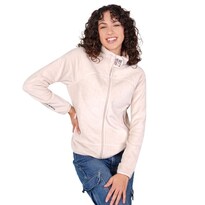 Chamarra Fleece Para Mujer Con Bolsillos Greenlander Beige