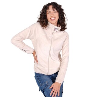 Foto 1 | Foto 1 | Chamarra Fleece Para Mujer Con Bolsillos Greenlander Beige