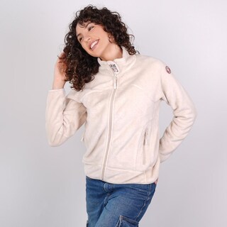 Foto 5 | Foto 5 | Chamarra Fleece Para Mujer Con Bolsillos Greenlander Beige