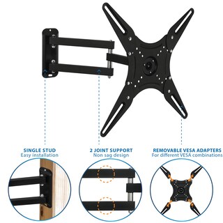 Foto 4 | Foto 4 | Soporte De Pared Para Tv Mount-it! Movimiento Completo 23-55'' Capacidad 30 Kg - Venta Internacional.
