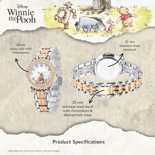 Foto 3 | Foto 3 | Reloj Elegante Disney Winnie The Pooh Para Mujer - Venta Internacional.