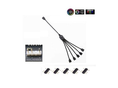 Foto 5 | Foto 5 | Cable Divisor Argb Cooler Master 1 A 5 V 50 Cm Toptekits - Venta Internacional.