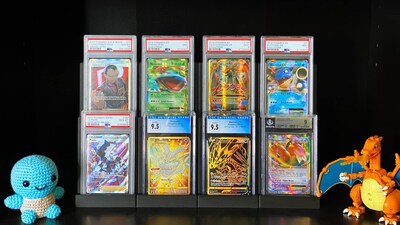 Foto 4 | Foto 4 | Soporte Para Exhibición De Cartas Endertoys Juego De 2 2 Niveles Negro - Venta Internacional.