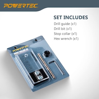 Foto 7 | Foto 7 | Kit De Plantillas De Tacos Powertec Plantilla Para Carpintería De 1/4 De Pulgada - Venta Internacional.