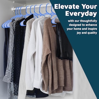 Foto 3 | Foto 3 | Perchas De Plástico Resistente Lifemaster Azul X80 - Venta Internacional.