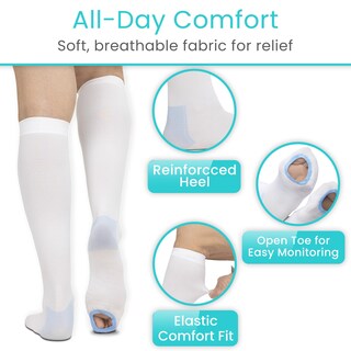 Foto 4 | Foto 4 | Medias De Compresión Antiembolismo Hasta La Rodilla 15-20 Mmhg Vive - Venta Internacional.