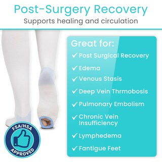 Foto 6 | Foto 6 | Medias De Compresión Antiembolismo Hasta La Rodilla 15-20 Mmhg Vive - Venta Internacional.