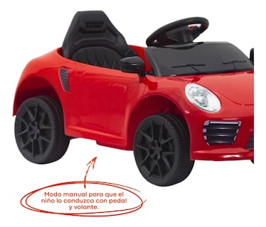 Foto 7 | Foto 7 | Carro Eléctrico Para Niños Dodo Kids Bmt666 Control Remoto Rojo