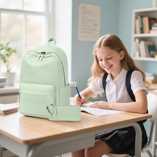 Foto 5 | Foto 5 | Set De Mochila Escolar Bluboon Para Adolescentes Con Lonchera Y Estuche Para Lápices - Venta Internacional.