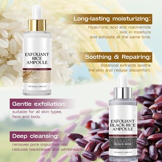 Foto 4 | Foto 4 | Ampolla Duo Peel Shot Glow Rice 100ml Negro Y Blanco - Venta Internacional.