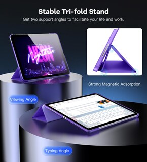 Foto 4 | Foto 4 | Funda Timovo Para Ipad Air 13 Pulgadas (m3/m2-2025/2024) Morado Profundo - Venta Internacional.