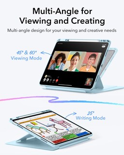 Foto 4 | Foto 4 | Funda Esr Para Ipad Air M3/m2 De 13 Pulgadas (2025/2024) Con Soporte Para Lápices - Venta Internacional.