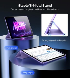 Foto 4 | Foto 4 | Funda Timovo Para Ipad Air 13 Pulgadas (m3/m2-2025/2024) Lilac - Venta Internacional.