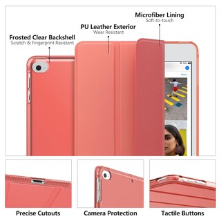 Foto 4 | Foto 4 | Funda Moko Para Ipad Mini 5 2019/mini 4 2015 De 7.9 Pulgadas En Color Mandarina - Venta Internacional.