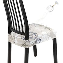 Fundas De Asiento Para Sillas De Comedor Searchi Juego De 4 Impermeables Color Marrón - Venta Internacional.