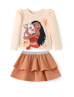 Foto 1 | Foto 1 | Conjunto Disney Princesa Moana Para Niña Pequeña 2 Piezas 5-6 Años - Venta Internacional.