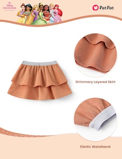 Foto 5 | Foto 5 | Conjunto Disney Princesa Moana Para Niña Pequeña 2 Piezas 5-6 Años - Venta Internacional.