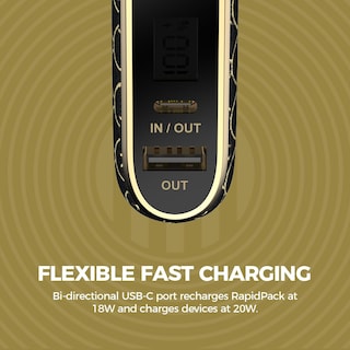 Foto 4 | Foto 4 | Power Bank Halo Rapidpack 10k Dlx Usb Y Usb-c 10 000mah Negro - Venta Internacional.