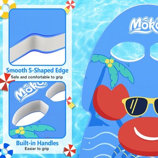 Foto 5 | Foto 5 | Tabla De Patada Para Natación Moko Medusa De Dibujos Animados Para Niños Cangrejo Azul - Venta Internacional.