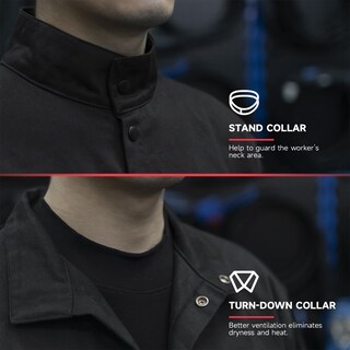 Foto 3 | Foto 3 | Chaqueta De Soldadura Yeswelder Flame Resistant Fr Cotton Black - Venta Internacional.