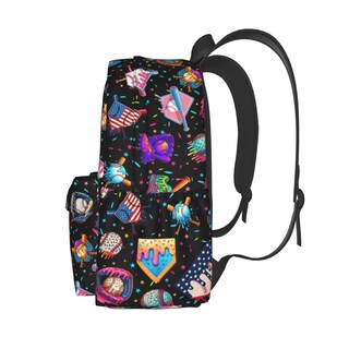Foto 3 | Foto 3 | Mochila Baseball Drip Ice Cream 17 Pulgadas Impermeable Negra - Venta Internacional.