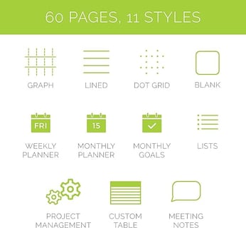 Foto 3 | Foto 3 | Cuaderno Rocketbook Fusion Plus Ejecutivo Neptuno Turquesa - Venta Internacional.