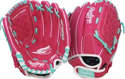 Guante De Softbol Rawlings Sure Catch Juvenil 10.5'' Rosa/menta - Venta Internacional.