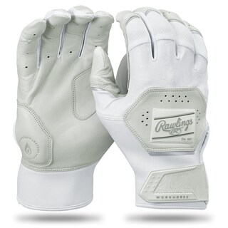 Foto 1 | Foto 1 | Guantes De Bateo De Béisbol Rawlings Workhorse Para Jóvenes Blanco Xlrg - Venta Internacional.
