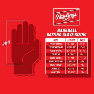 Foto 7 | Foto 7 | Guantes De Bateo Para Béisbol Rawlings Workhorse Juvenil Negro/oro - Venta Internacional.