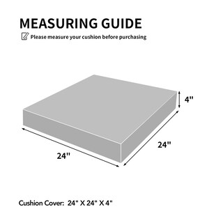 Foto 6 | Foto 6 | Fundas De Cojines Para Patio Impermeables Fácil De Usar 60x60x10 Cm Paquete De 2 - Venta Internacional.