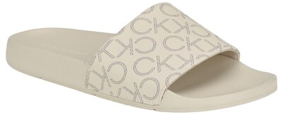 Foto 1 | Foto 1 | Sandalia Slide Calvin Klein Athens Para Mujer Color Almendra Multicolor - Venta Internacional.