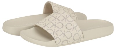 Foto 6 | Foto 6 | Sandalia Slide Calvin Klein Athens Para Mujer Color Almendra Multicolor - Venta Internacional.