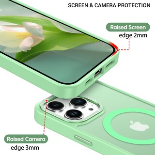 Foto 6 | Foto 6 | Funda Magnética Bentoben Para Iphone 15 Pro Max Verde Translúcido - Venta Internacional.