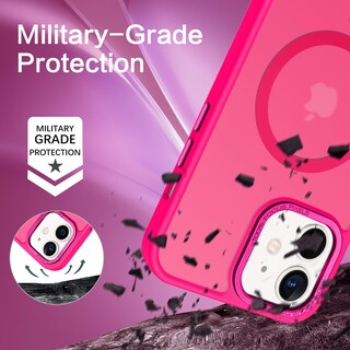 Foto 4 | Foto 4 | Funda Magnética Bentoben Para Iphone 12/12 Pro 6.1 Rosa Fucsia - Venta Internacional.