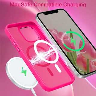 Foto 6 | Foto 6 | Funda Magnética Bentoben Para Iphone 12/12 Pro 6.1 Rosa Fucsia - Venta Internacional.