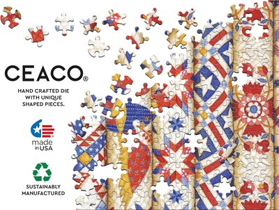 Foto 5 | Foto 5 | Rompecabezas Ceaco Patriotic Quilts De 1000 Piezas - Venta Internacional.