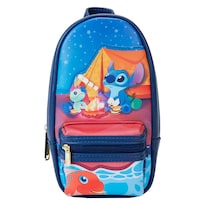 Estuche Para Lápices Loungefly Disney Stitch Camping Cuties - Venta Internacional.