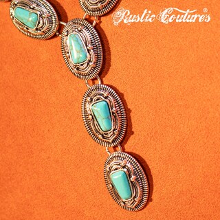 Foto 4 | Foto 4 | Conjunto De Joyería Montana West Rustic Couture Para Mujer Con Turquesa - Venta Internacional.