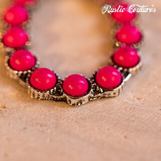 Foto 3 | Foto 3 | Aretes Rústicos Couture Western Turquesa Rce-1048hpk Para Mujer - Venta Internacional.