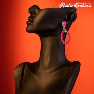 Foto 6 | Foto 6 | Aretes Rústicos Couture Western Turquesa Rce-1048hpk Para Mujer - Venta Internacional.