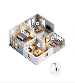 Foto 4 | Foto 4 | Detector De Humo De Alta Cobertura Con 2 Alarmas Modelo Blanco
