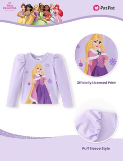 Foto 4 | Foto 4 | Conjunto Disney Princesa Rapunzel Para Niña Pequeña 2 Piezas 5-6 Años - Venta Internacional.