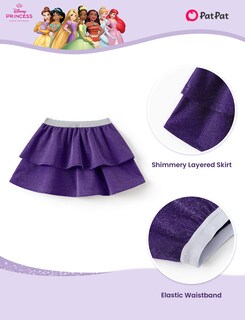 Foto 5 | Foto 5 | Conjunto Disney Princesa Rapunzel Para Niña Pequeña 2 Piezas 5-6 Años - Venta Internacional.