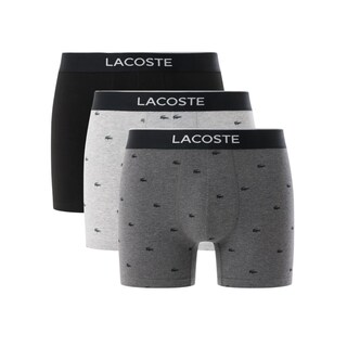 Foto 1 | Foto 1 | Boxers Lacoste De Algodón Stretch Con Estampado Mini Cocodrilo Paquete De 3 - Venta Internacional.
